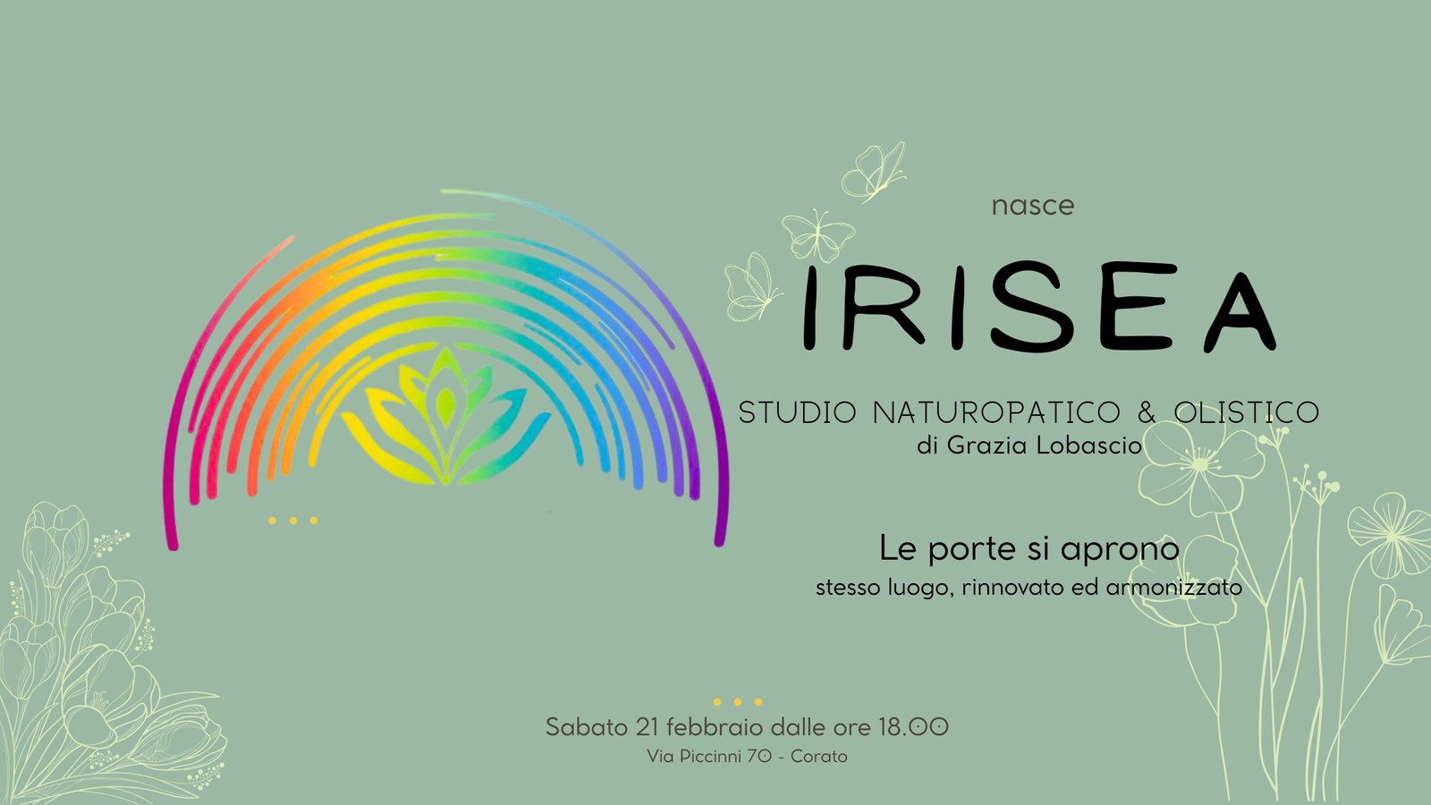  Nasce Irisea: Le porte si aprono per accoglierti