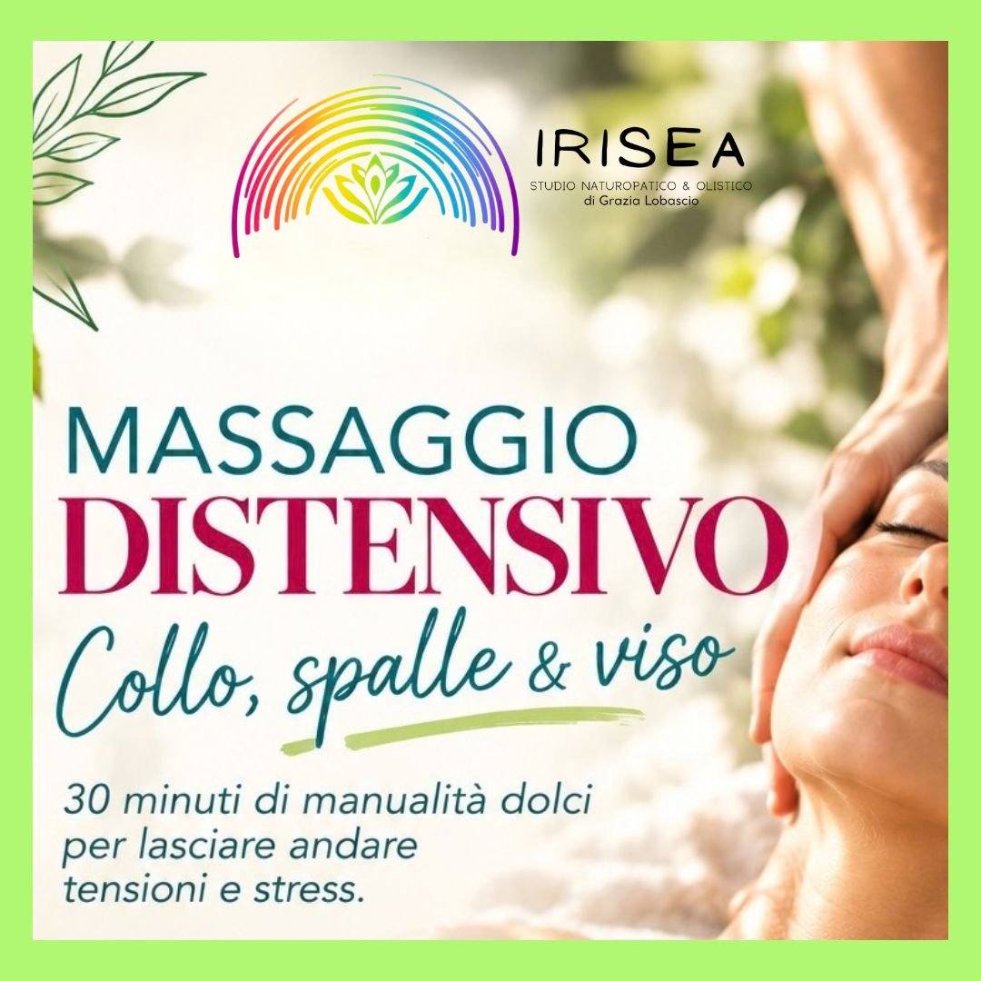Massaggio distensivo collo, spalle & viso 